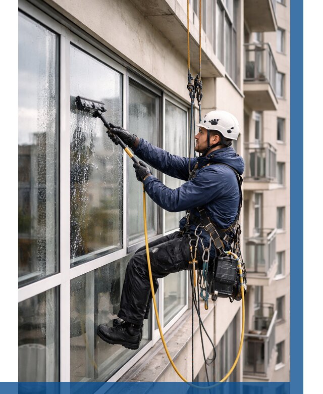 Мойка балконного остекления в Елизове от 3545 р. | ВЫСОТНИК-Лзв