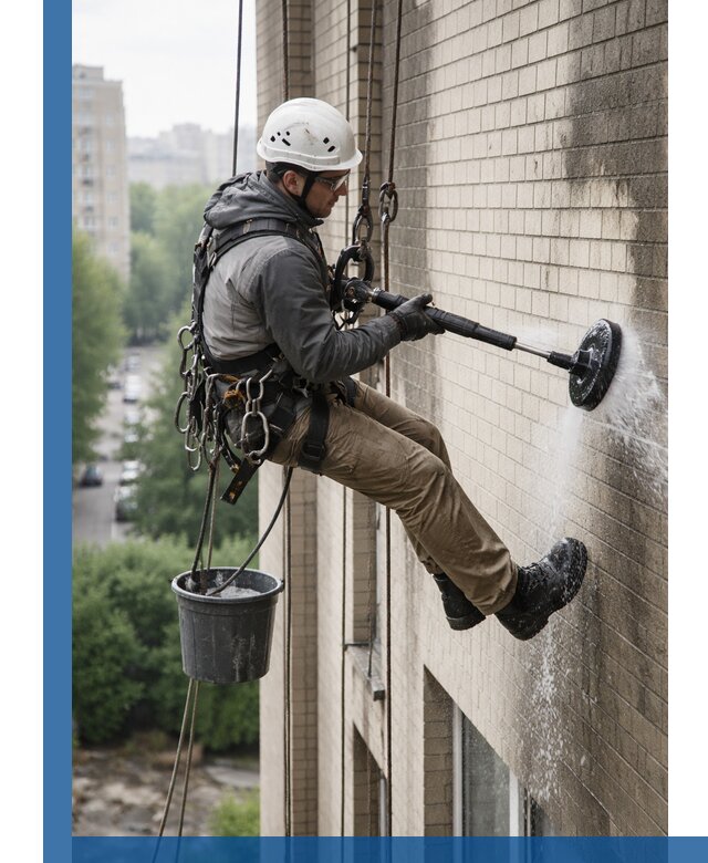 Очистка фасада от копоти в Елизове профессионально и безопасно