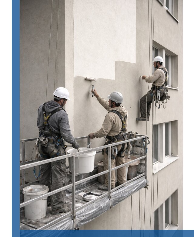 Покраска оштукатуренного фасада в Елизове под ключ с гарантией