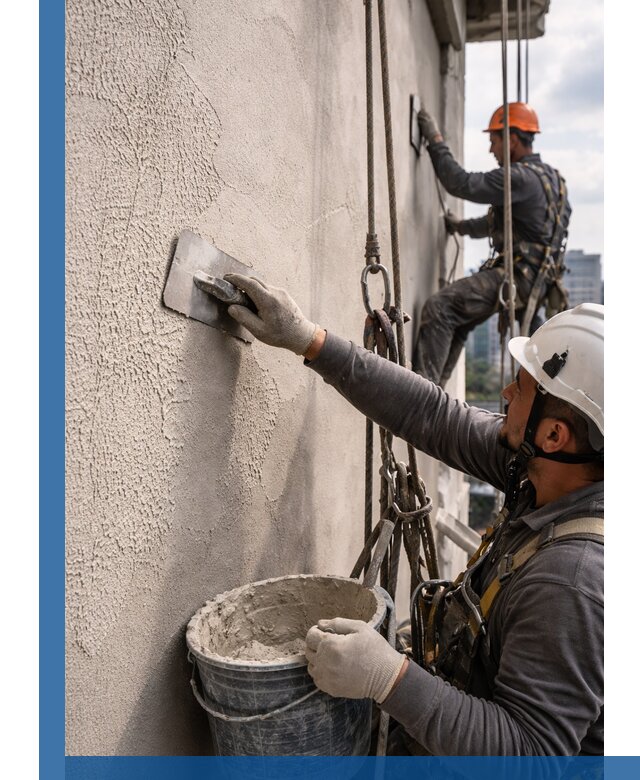 Декоративная штукатурка фасада с утеплением и защитой в Елизове