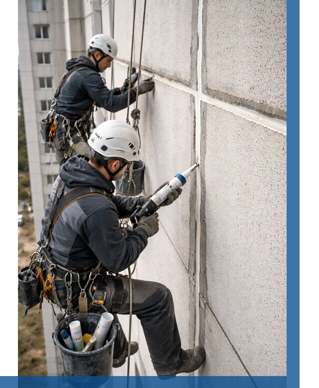 Герметизация межпанельных швов в Елизове от 709 р. | ВЫСОТНИК-Лзв