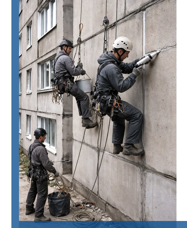 Герметизация межпанельных швов в Елизове с гарантией герметичности