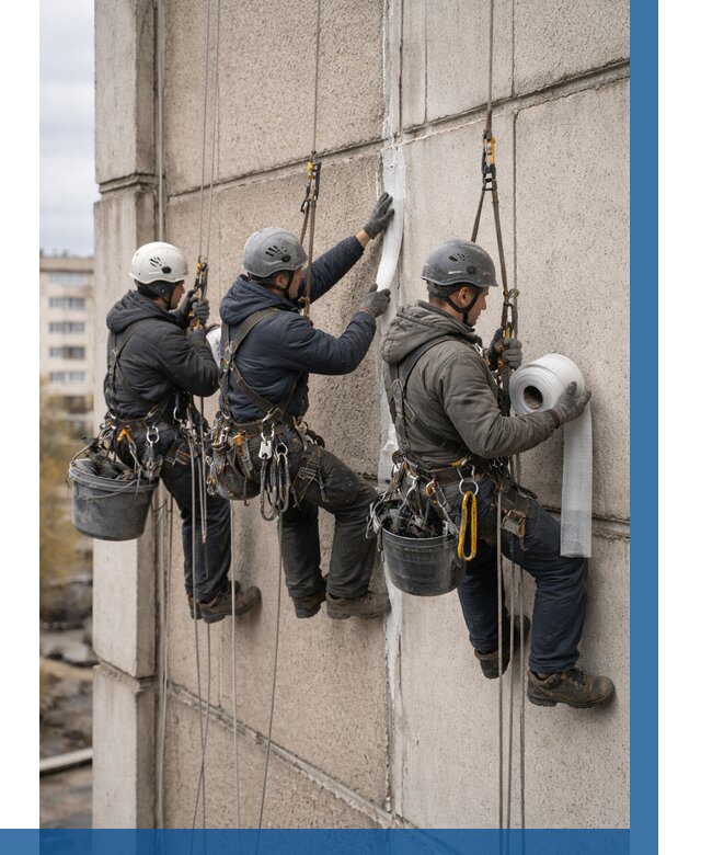 Ремонт межпанельных швов в Елизове от 760 р. | ВЫСОТНИК-Лзв