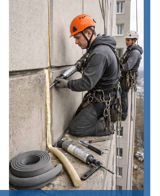 Теплый шов межпанельные швы в Елизове от 709 р. | ВЫСОТНИК-Лзв