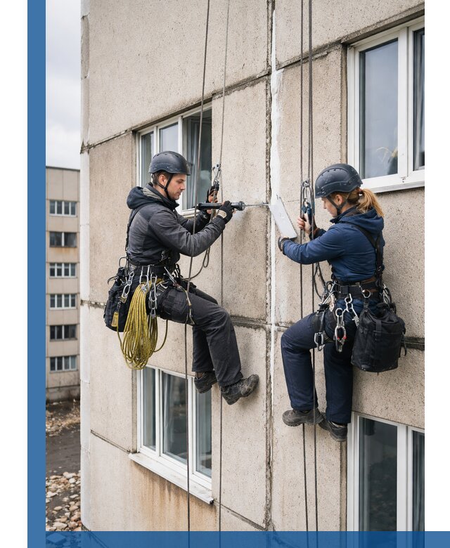 Герметизация межпанельных швов тёплым швом в Елизове