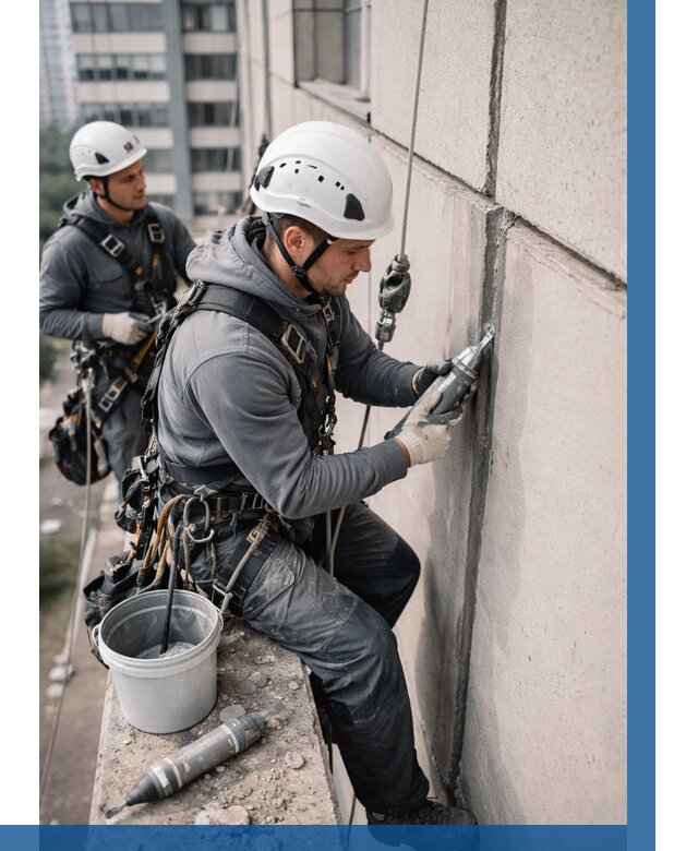 Ремонт деформационных швов здания в Елизове от 1013 р. | ВЫСОТНИК-Лзв