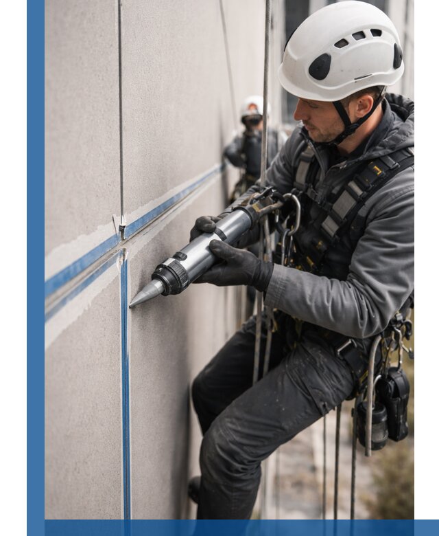 Герметизация стыков фасадных панелей в Елизове качественно и быстро