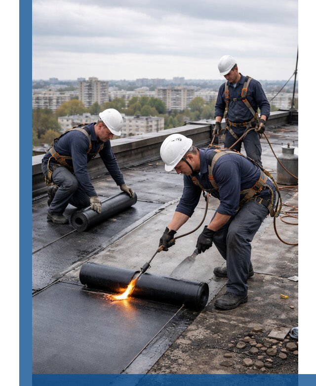 Ремонт наплавляемой кровли в Елизове качественно и надежно