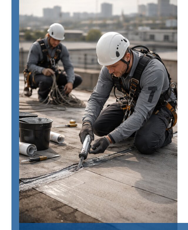 Аварийное и капитальное устранение протечек кровли в Елизове