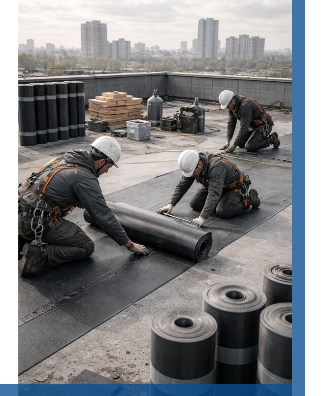 Монтаж мягкой кровли под ключ в Елизове от 456 р. | ВЫСОТНИК-Лзв