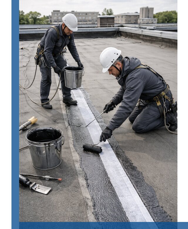 Гидроизоляция кровли мастикой в Елизове надежная защита