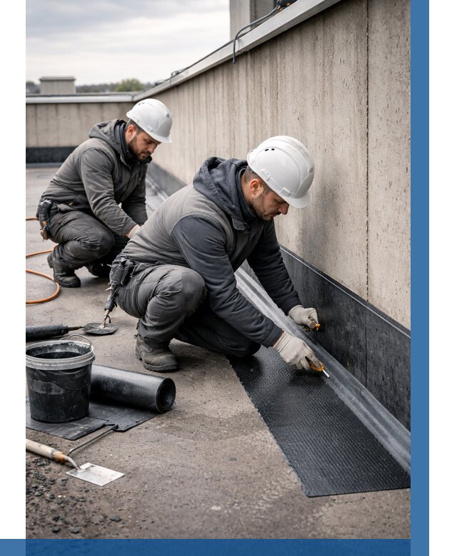 Гидроизоляция примыканий на кровле в Елизове от 912 р. | ВЫСОТНИК-Лзв