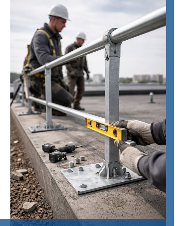 Монтаж кровельного ограждения в Елизове от 1215 р. | ВЫСОТНИК-Лзв