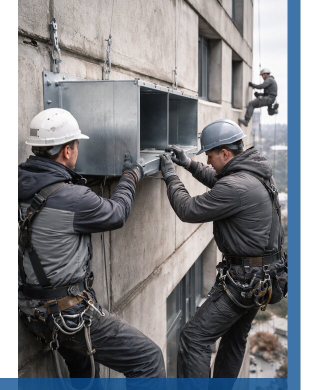 Монтаж вентиляционных коробов в Елизове от 3038 р. | ВЫСОТНИК-Лзв