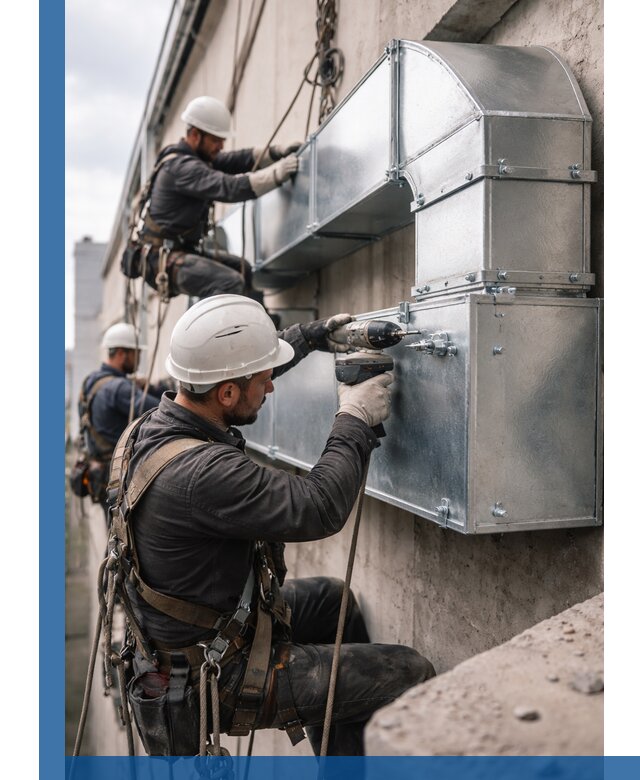 Профессиональный монтаж вентиляционных коробов в Елизове под ключ