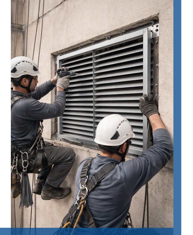 Монтаж вентиляционных решеток в Елизове от 4558 р. | ВЫСОТНИК-Лзв