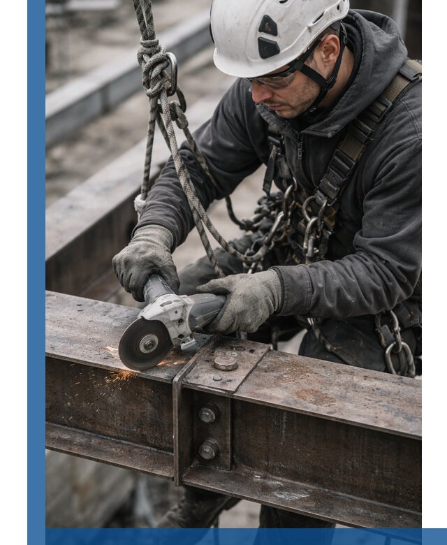 Резка металла на высоте в Елизове для зданий и конструкций