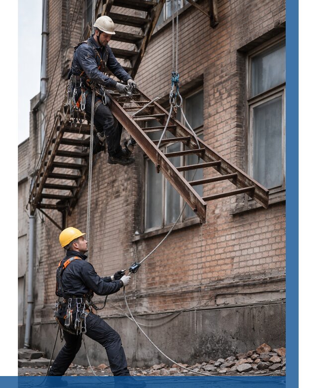 Демонтаж пожарной лестницы в Елизове от 12154 р. | ВЫСОТНИК-Лзв