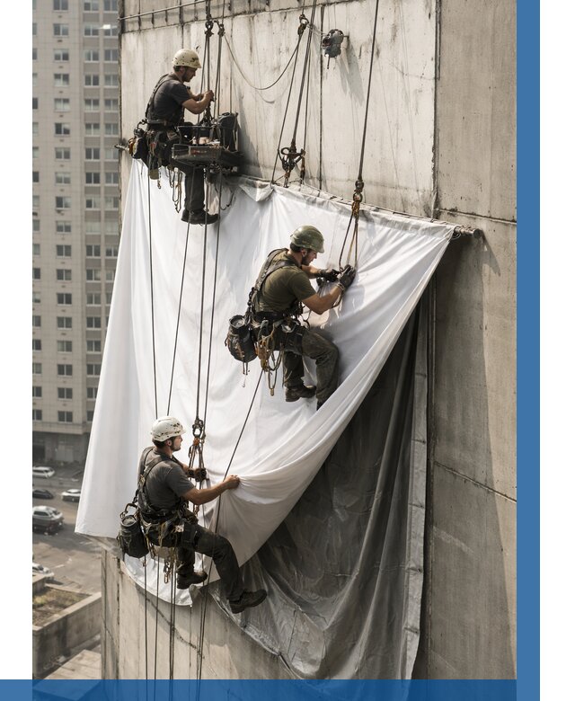 Замена баннерного полотна в Елизове от 6583 р. | ВЫСОТНИК-Лзв—заказать