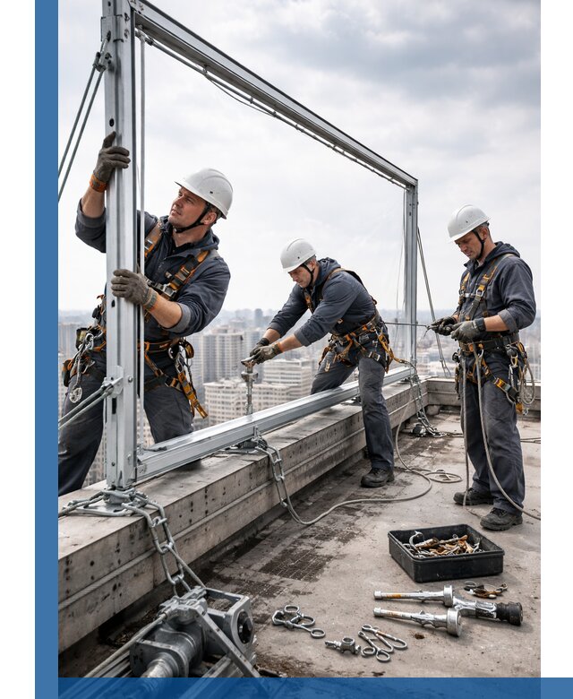 Монтаж крышных рекламных конструкций под ключ в Елизове