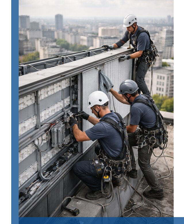 Профессиональное обслуживание крышной рекламы в Елизове под ключ