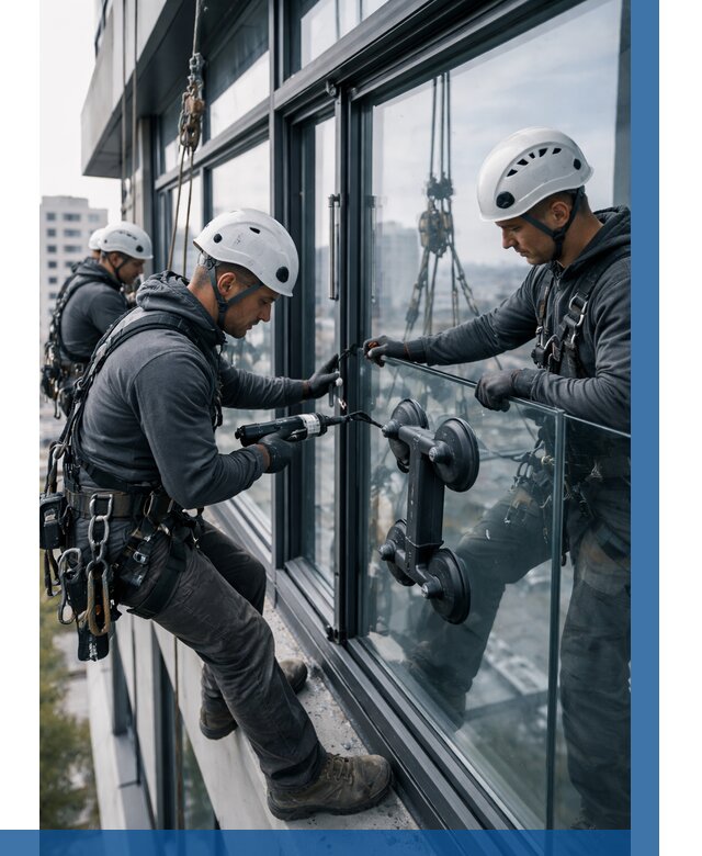 Витражное остекление зданий в Елизове от 3545 р. | ВЫСОТНИК-Лзв