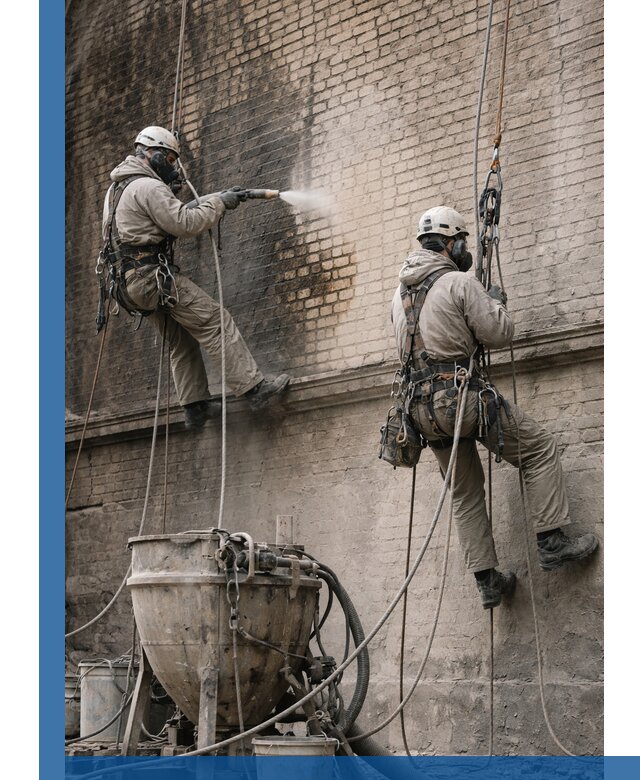 Пескоструйная очистка фасадов в Елизове профессионально