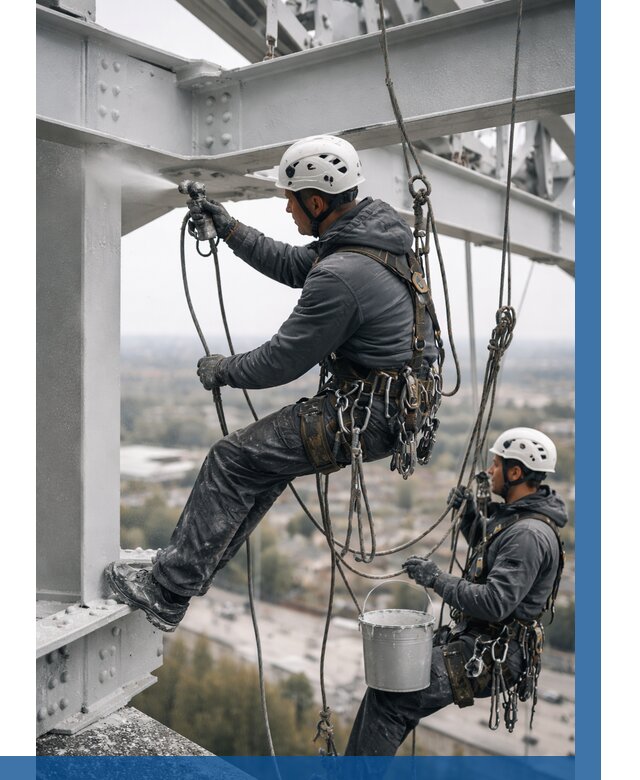 Покраска металлоконструкций на высоте в Елизове 354 р |ВЫСОТНИК-Лзв