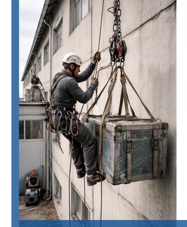 Подъем грузов на высоту в Елизове для промышленных объектов