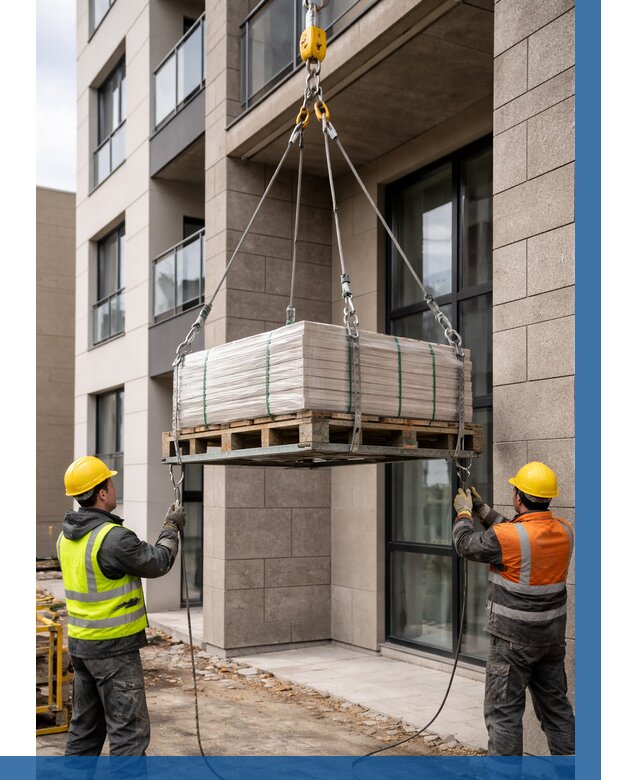 Подъем керамогранита на этаж в Елизове от 3545 р. | ВЫСОТНИК-Лзв