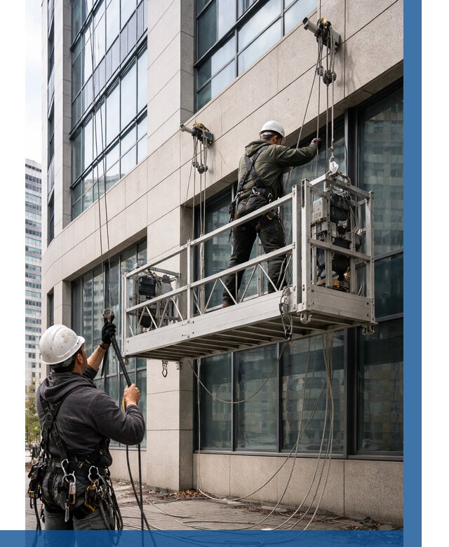 Монтаж и подъем фасадной люльки в Елизове от 12154 р. | ВЫСОТНИК-Лзв