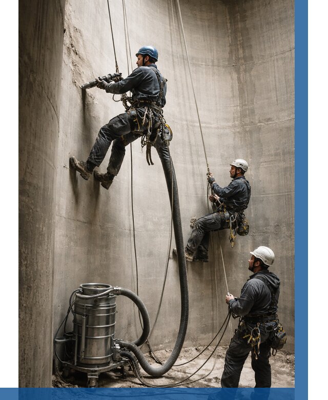 Зачистка силосов в Елизове от 4558 р. Договор и смета ВЫСОТНИК-Лзв