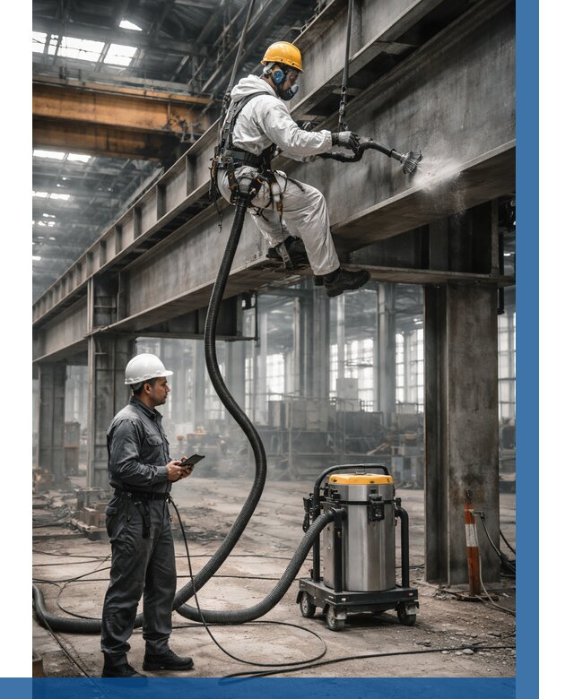 Обеспыливание конструкций в цехе в Елизове от 4254 р. | ВЫСОТНИК-Лзв