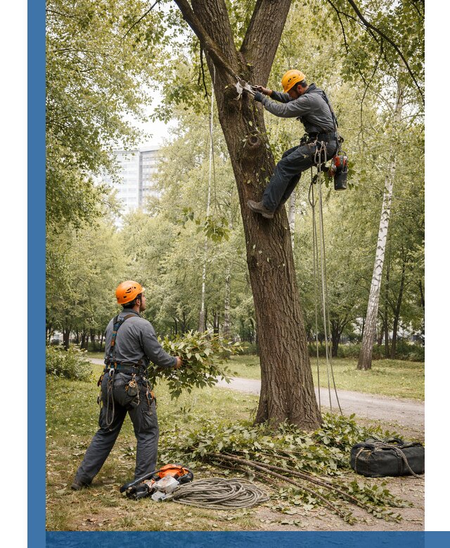 Санитарная обрезка деревьев в Елизове, профессионально и безопасно