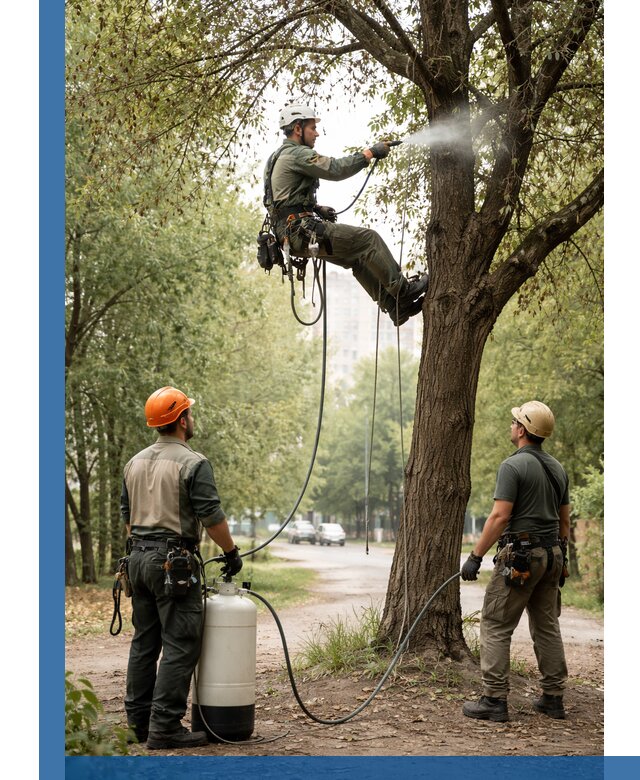 Обработка деревьев от вредителей в Елизове профессиональная защита