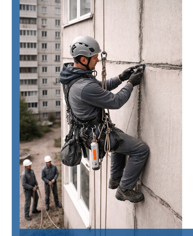 Обследование межпанельных швов и герметизация в Елизове