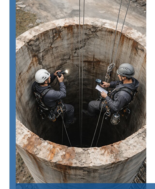Обследование дымовой трубы: диагностика и оценка состояния в Елизове