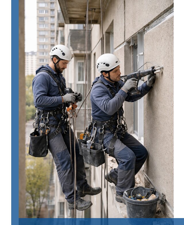 Промышленные альпинисты высотные работы и монтаж в Елизове